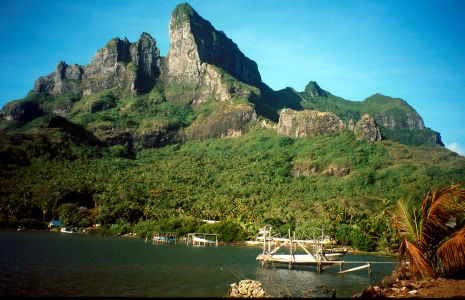 Nádherná Mont Otemanu na Bora Bora